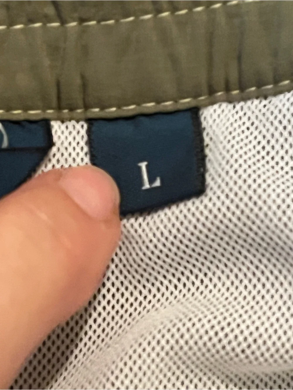 Ralph Lauren Polo Shorts Swim Trunks Olive Green Board Bathing Suit Men’s Large